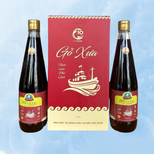 Nước Mắm Phú Quốc Gỗ Xưa G10Foods, Hộp 2 chai 620ml